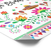 Fête des mariées mexicaine Confetti Affiche de bie (Coin)