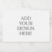 Fête des mariées Mini Étiquette à vin mousseux | B (Étiquettes simples)