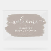 Fête des mariées moderne Accueil Peinture beige (Recto)