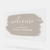 Fête des mariées moderne Accueil Peinture beige (Angle)