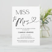 Fête des mariées moderne élégante Invitation photo (Debout devant)