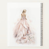 Fête des mariées moderne Mariage aquarelle (Dos)