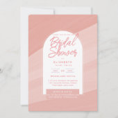 FÊTE DES MARIÉES NUMÉRIQUE Invitation Blush Dusty (Devant)