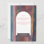 FÊTE DES MARIÉES numérique Invitation urbain moder (Dos)