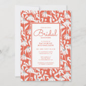 FÊTE DES MARIÉES | Orange Daisy Garden Invitation (Devant)