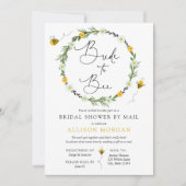 Fête des mariées par Mail Bride à Bee invitation (Devant)