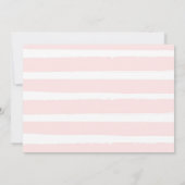 Fête des mariées Par Mail Invitation Blush Pink Go (Dos)