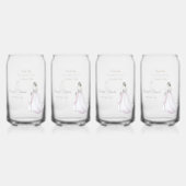 Fête des mariées personnalisée Mariage robe Merci (Dos)