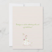 Fête des mariées personnalisée Merci (Dos)