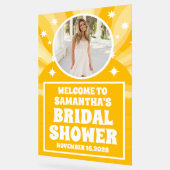 Fête des mariées photo Jaune Sunshine Bienvenue (Angle)