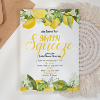 Fête des mariées principale Squeeze Invitation cit