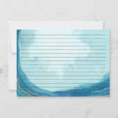 Fête des mariées Recette Carte Moderne Simple Géod (Dos)