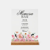 Fête des mariées rose Floral Mimosa Bar (Recto)