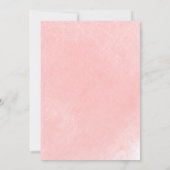 Fête des mariées rose Floral Tea Party Invitation (Dos)