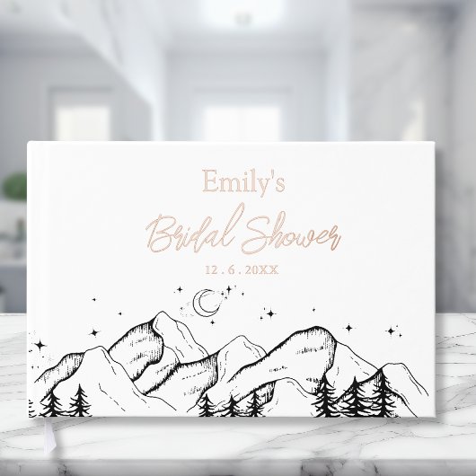 Fête des mariées rose Gold Camp Bride