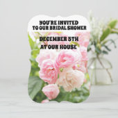FÊTE DES MARIÉES ROSE ROSE INVITATIONS (Debout devant)