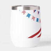 Fête des mariées rouge blanc et bleu 4 juillet (Arrière)