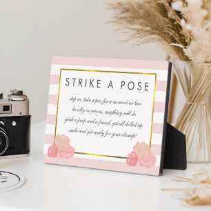 Fête des mariées Symbole de la cabine photo Plaque