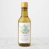 Fête des mariées Tea Party Mini Vins Étiquettes (Devant)