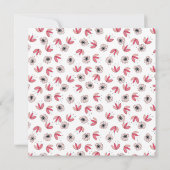 Fête des mariées Thé et déjeuner Invitation (Dos)