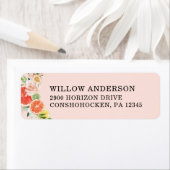 Fête des mariées Tropical Citrus Étiquettes de mes (En situation)