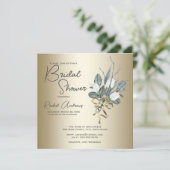 Fête des mariées Tulipes Blanches Avec Invitation (Debout devant)