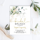 Fête des mariées verdoyante Brunch invitation<br><div class="desc">Eucalyptus nuptiale brunch invitation</div>