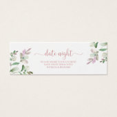 Fête des mariées verdoyante Date Cartes de voiture (Devant)