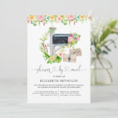 Fête des mariées virtuelle florale par invitation  (Debout devant)