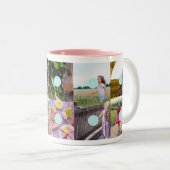 Fête des mères 10 Photos Collage Mug (Devant droit)