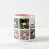 Fête des mères 10 Photos Collage Mug (Centre)
