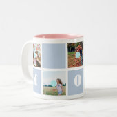 Fête des mères 10 Photos Maman Collage Mug (Devant gauche)