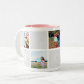 Fête des mères 10 Photos Maman Collage Mug (Devant gauche)