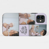 Fête des mères 3 Photos coque iphone du collège (Dos (Horizontal))