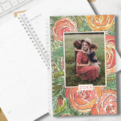 Fête des Mères Aquarelle Rose Maman Photo Planner