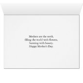 Fête des mères avec la couleur violette Zinnia (Intérieur Horizontal (Bas))