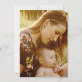 Fête des mères botaniques Brunch Photo Invitation (Dos)