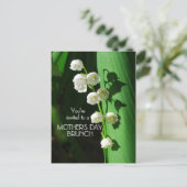 Fête des Mères Brunch Invitation Lily de la Vallée (Debout devant)