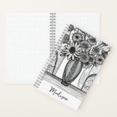 Fête des mères cadeau Floral Art Bullet Journal (À l'intérieur)