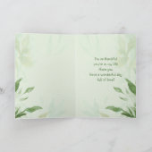 Fête des Mères Carte d'oiseau pour le jardin de po (Intérieur)