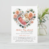 Fête des mères Charcuterie Brunch Invitation (Debout devant)