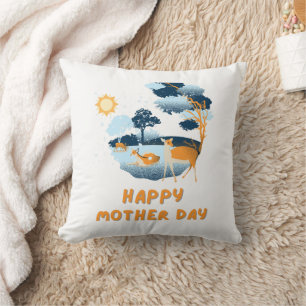 Fête des Mères Coussin Conforting Cadeaux pour Mam