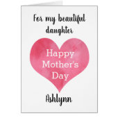 Fête des mères de fille (Devant)