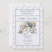 Fête des Mères de Lavande Invitation Brunch (Devant)