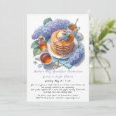 Fête des mères Église Petit déjeuner Invitation -  (Debout devant)