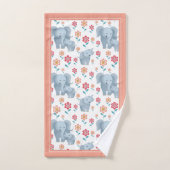 Fête des mères et des bébés coraux (Serviette à main)