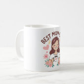Fête des Mères feutrée Conception Cadeaux Mugs & T (Devant gauche)