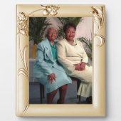 Fête des Mères Fleurs Faux Faux Frame Plaque (Devant)