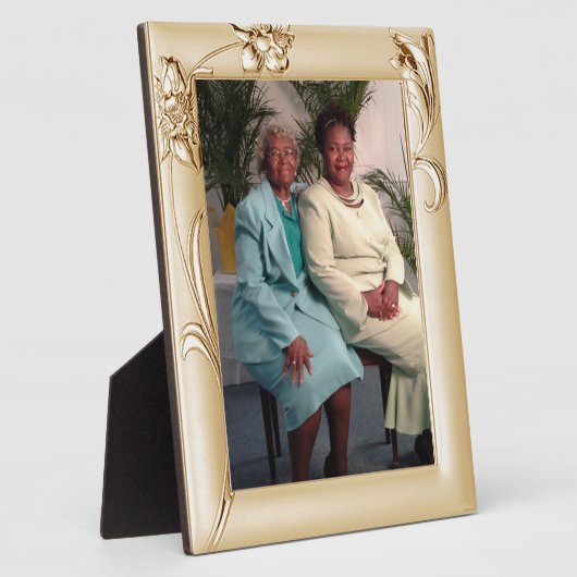 Fête des Mères Fleurs Faux Faux Frame Plaque (Côté)