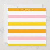 Fête des mères Invitation Brunch (Dos)